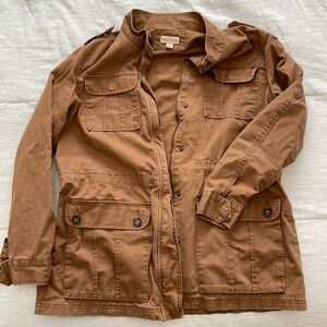 Brown utility jacket